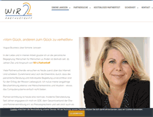 Tablet Screenshot of partnertreff-wirzwei.de